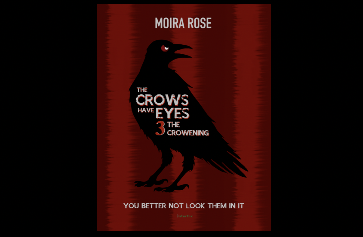 the crows have eyes poster with red stripes